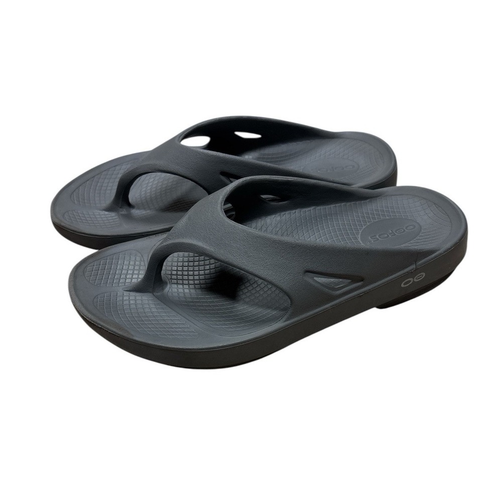 Oofos Original Sandal Size M 8 W10 Gray‎ Recovery Comfort Thong Flip Flop Sandal